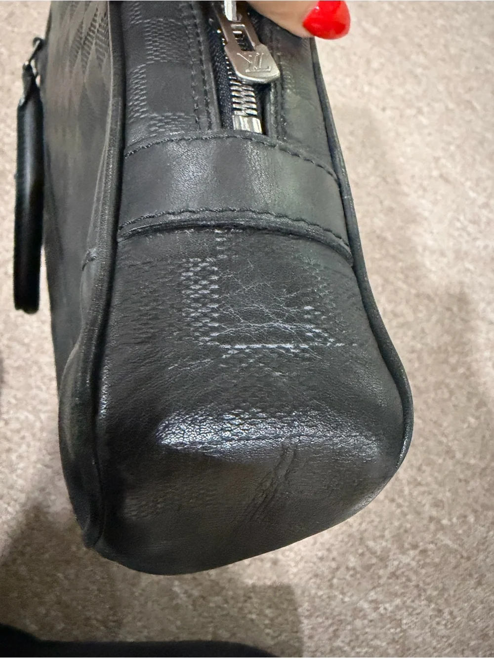 Louis Vuitton Pre-Owned Porte-Documents Voyage Briefcase Damier Infini LeatherPM
